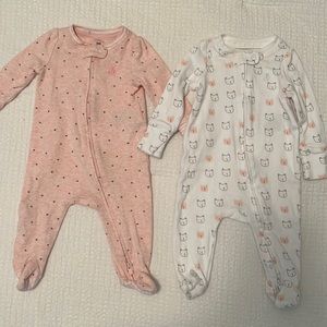 Baby GAP sleeper, first favorites, bear and hearts